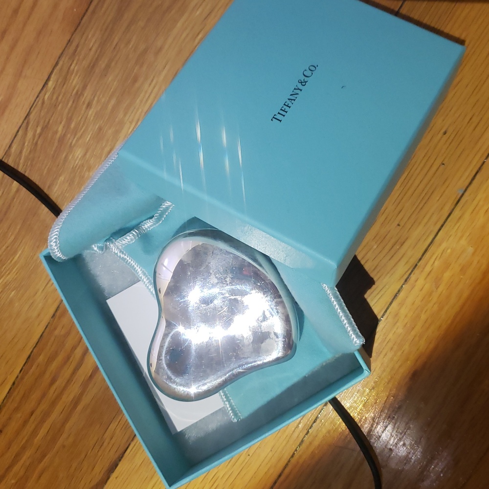 TIFFANY & CO ELSA PERETTI TRINKET BOX DISH STERLING SILVER